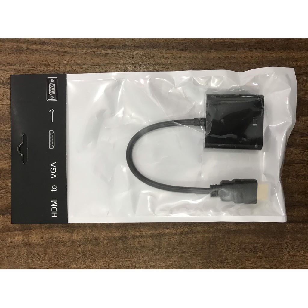 Cáp chuyển đổi tín hiệu từ HDMI To VGA - BH 6T