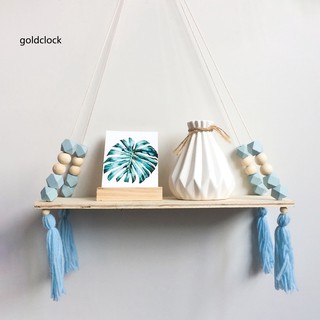 Kệ gỗ hình bát giác treo tường trang trí