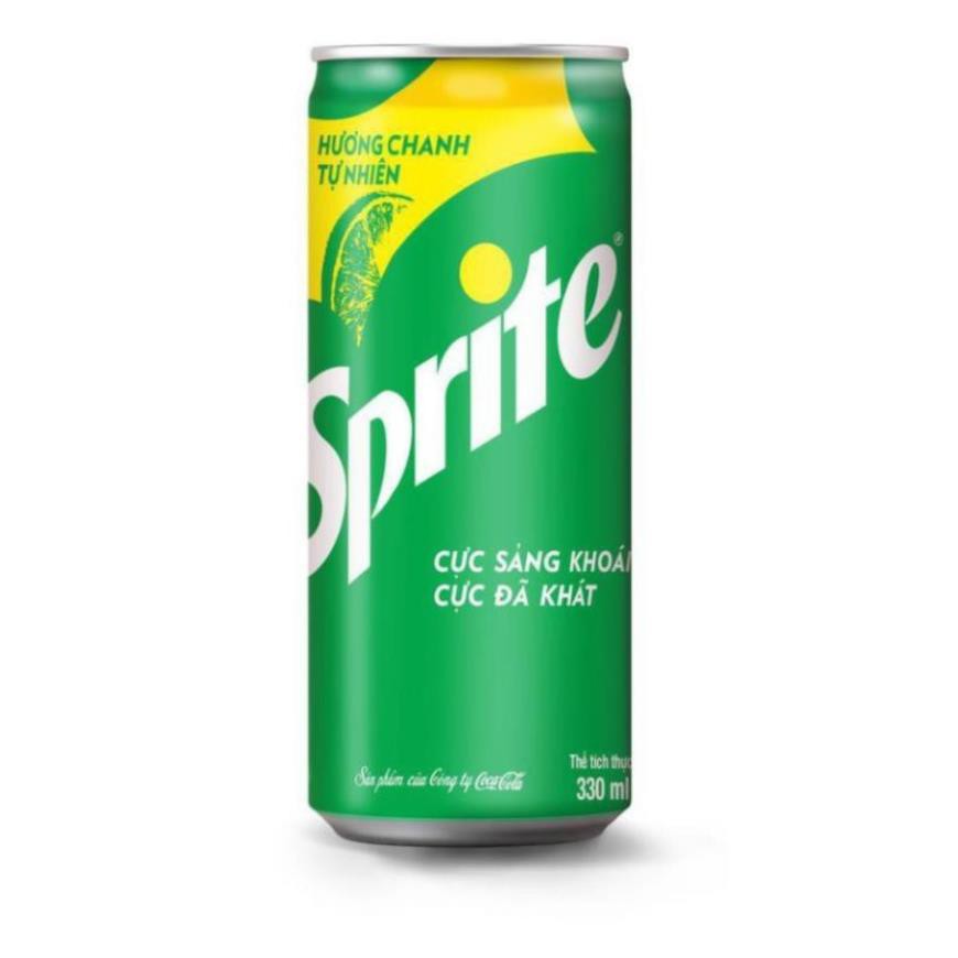 Nước ngọt Sprite lon 330ml Ma20s m 1