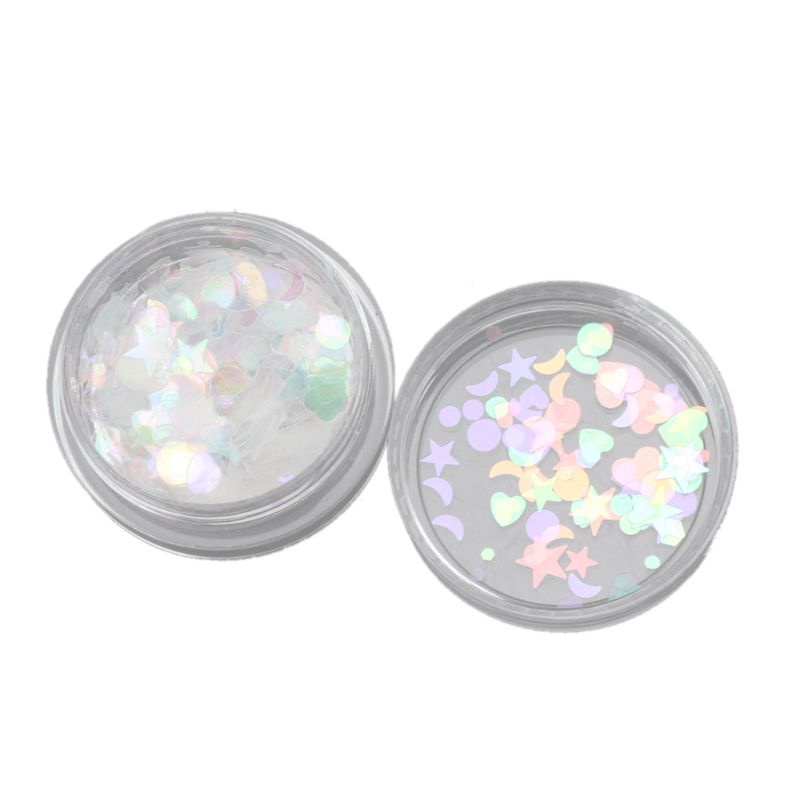 Ngôi Sao Trái Tim Ba Chiều Lấp Lánh Nhiều Màu Sắc Tự Làm Trang Sức Thời Trang