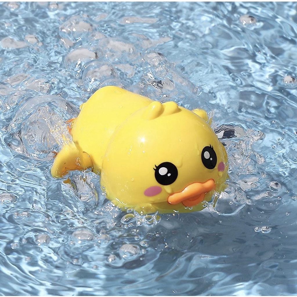 Đồ chơi Vịt bơi vặn cót thả bồn tắm ngộ nghĩnh cho bé yêu