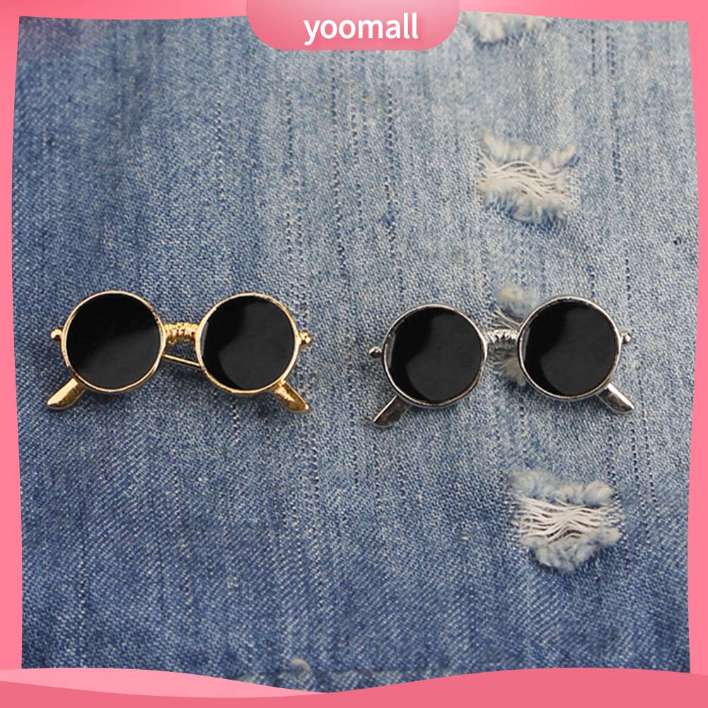 Ghim cài áo hình kính mát sáng tạo cho nam