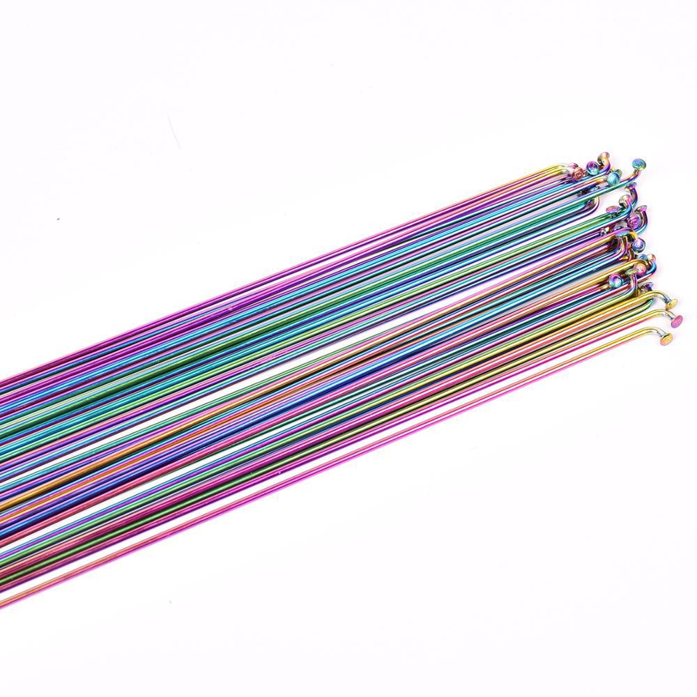 Căm Xe Đạp Leo Núi Chất Liệu Inox 304 Kích Thước 29 Inch Màu Cầu Vồng