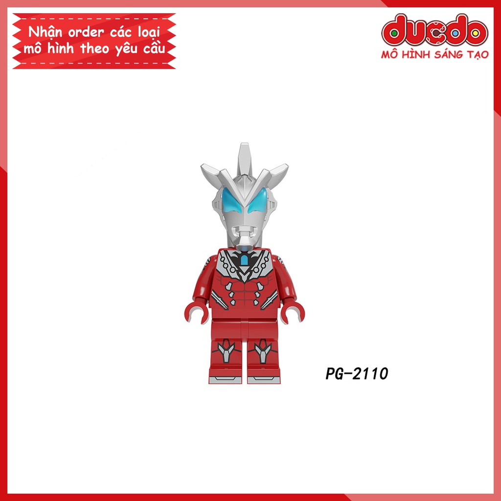 Minifigures các nhân vật siêu nhân điện quang Ultraman - Đồ chơi Lắp ghép Xếp hình Mô hình Mini Iron Man POGO PG8247