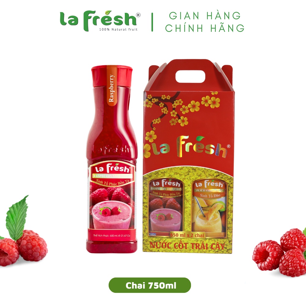 Sinh Tố Phúc Bồn Tử LAFRESH ĐÀ LẠT Chai 750ml