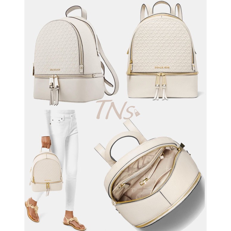 TNS - Ba lô M.Ki Debossed Logo Rhea Medium Backpack 30S0GEZB2 4 MÀU