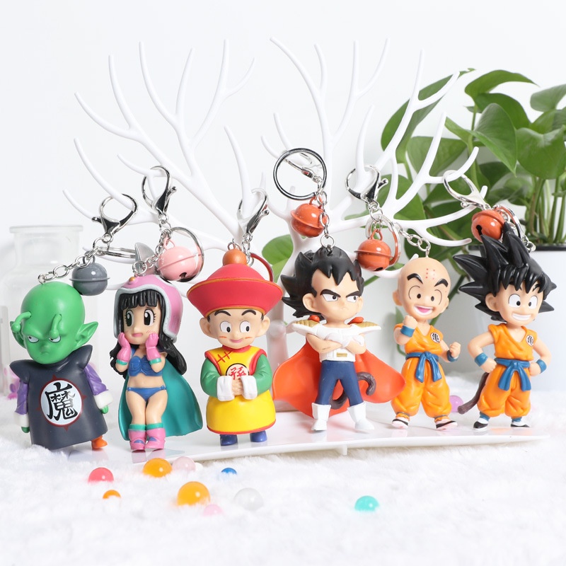 Toàn Bộ Móc Khóa Nhựa pvc Hình Nhân Vật Goku Kiki Trong Phim Bảy Viên Ngọc Rồng