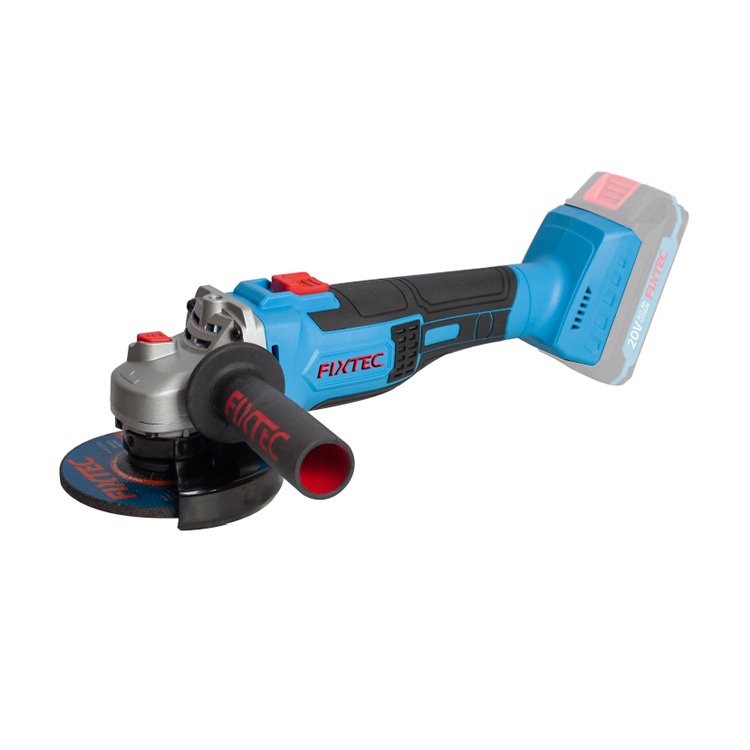 Thân máy mài góc dùng pin FIXTEC FCAG100LFX động cơ không chổi than, dùng cắt, mài đá, đánh bóng bề mặt kim loại