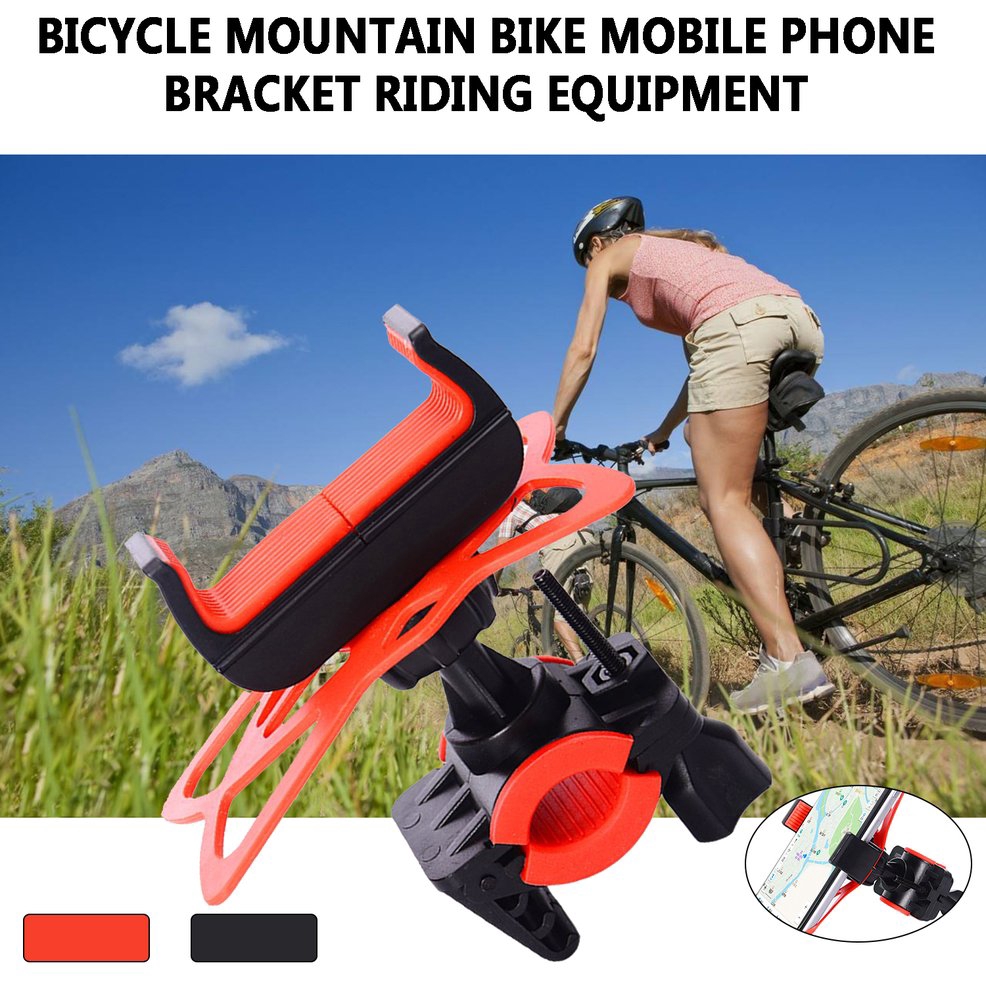 Giá đỡ điện thoại đa năng dành cho thanh tay lái xe đạp