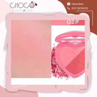 Phấn Má Trái Tim Loang Màu Kiss Beauty 4 màu khác nhau (dupe Too Faced)