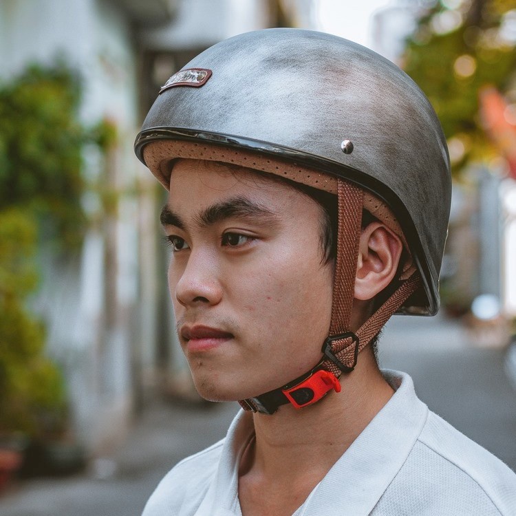 Mũ Bảo Hiểm Nửa Đầu Bulldog Gang chính hãng