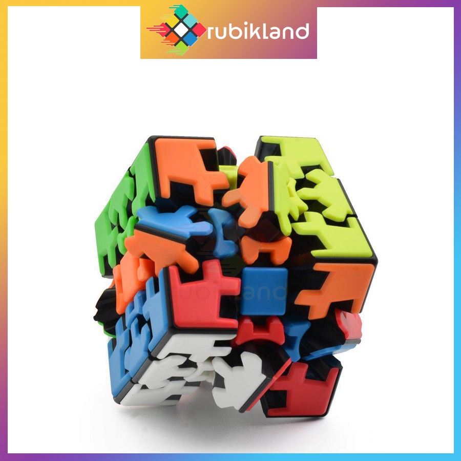 Rubik QiYi Crazy Gear Cube Rubic Biến Thể Bánh Răng Gear Series Đồ Chơi Trí Tuệ Trẻ Em