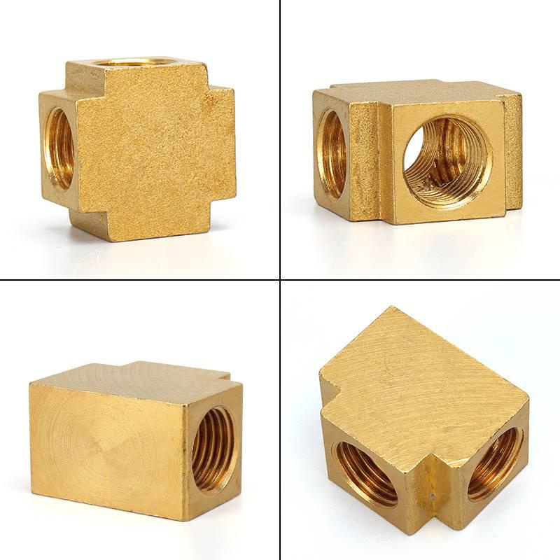 Đầu nối ống nước khí nén CNZG 3/4 chiều 1/8&quot; 1/4&quot; 3/8&quot; 1/2&quot; BSP chuyên dụng