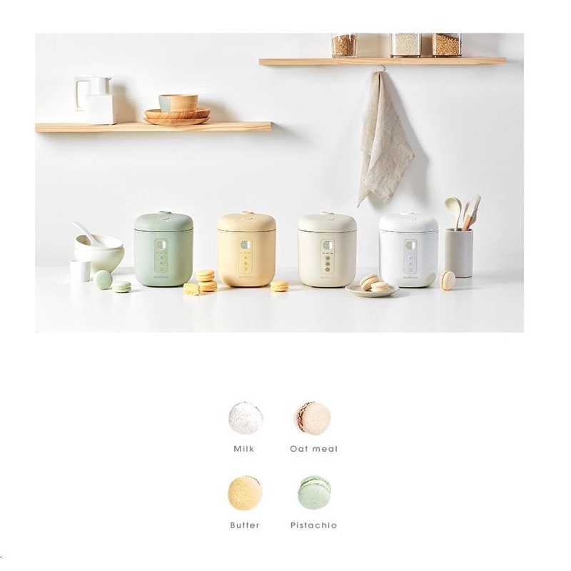 NỒI CƠM ĐIỆN MINI JENNIFEROOM MACARON HÀN QUỐC