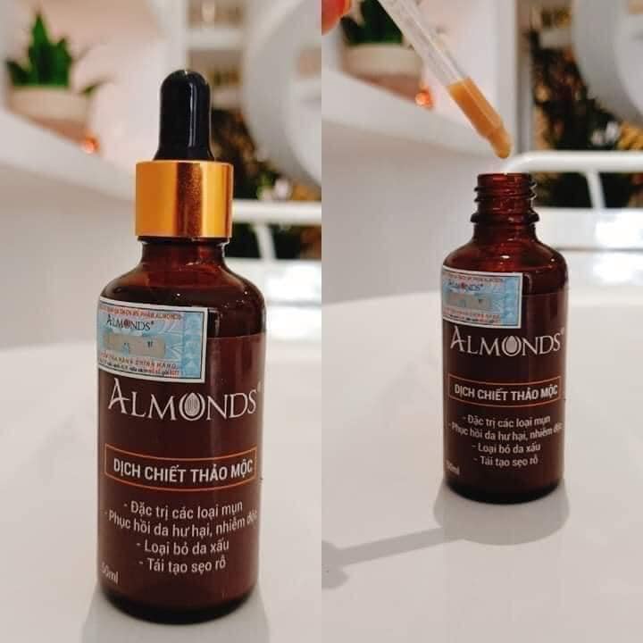 Dịch chiết ALMONDS dành cho da mụn, sẹo rỗ 50ml