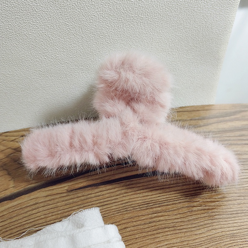 Kẹp Tóc Hình Cá Mập Phủ Lông Nhiều Màu Sắc Ngọt Ngào Thời Trang Hàn Quốc Cho Nữ