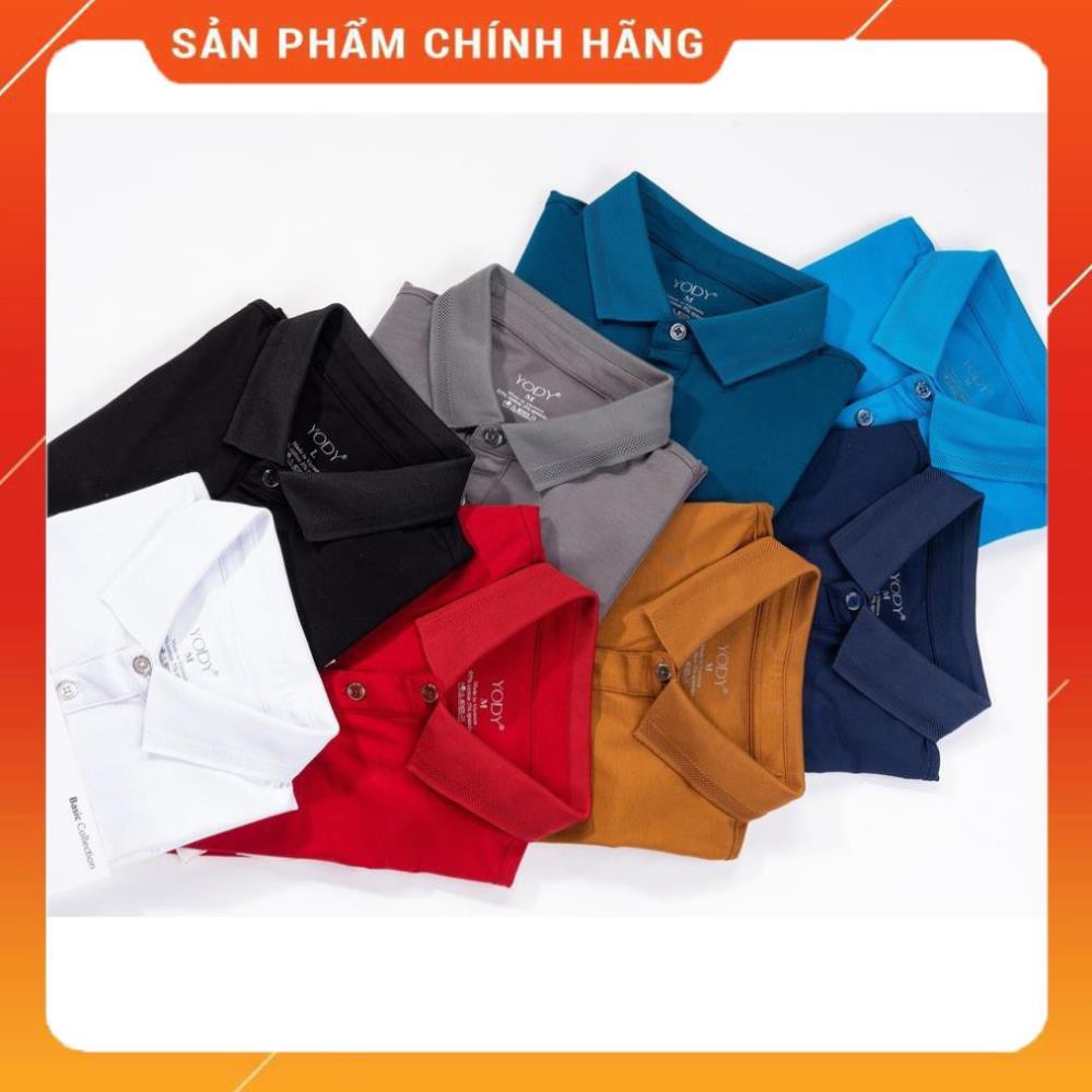 [FREESHIP - HÀNG CHÍNH HÃNG] Áo polo/ Áo thun nam pima yody XANH DƯƠNG + CỔ VỊT