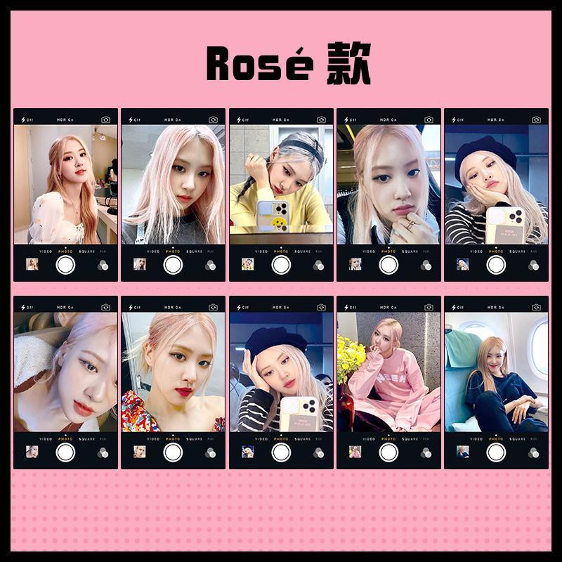 BLACKPINK Set 10 tấm thẻ ảnh selfie nhóm nhạc