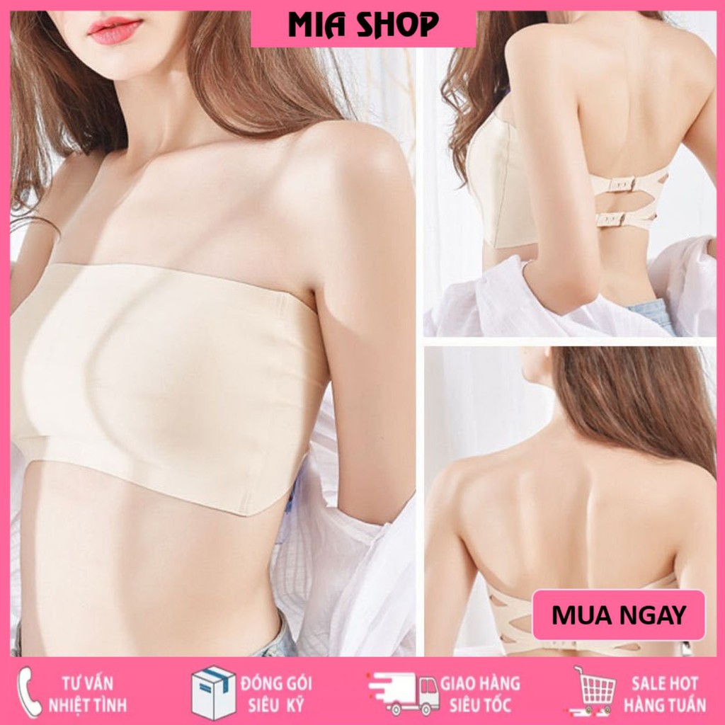 Áo Bra Không Dây - Áo Ngực Su Cài Sau Mát Lịm - Bra Nữ Mút Mỏng 8883