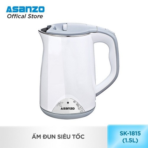 [Mã ELHADEV giảm 4% đơn 300K] Ấm Đun Siêu Tốc Asanzo SK-1815 (1.5 lít)