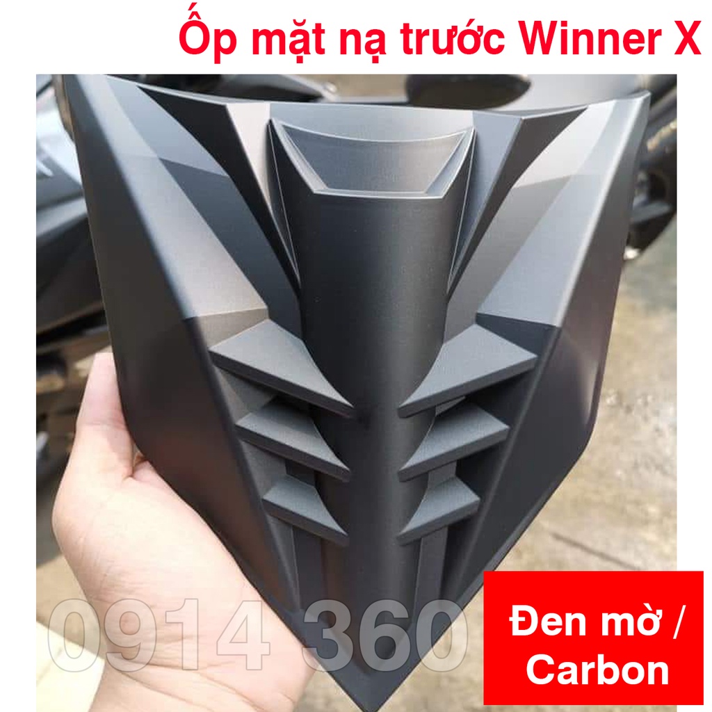 Ốp mặt nạ trước đầu đèn Winner X (ốp xương cá)