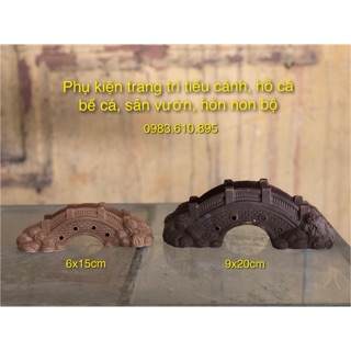 Cầu kiều - Phụ kiện trang trí tiểu cảnh, bể cá, hòn non bộ