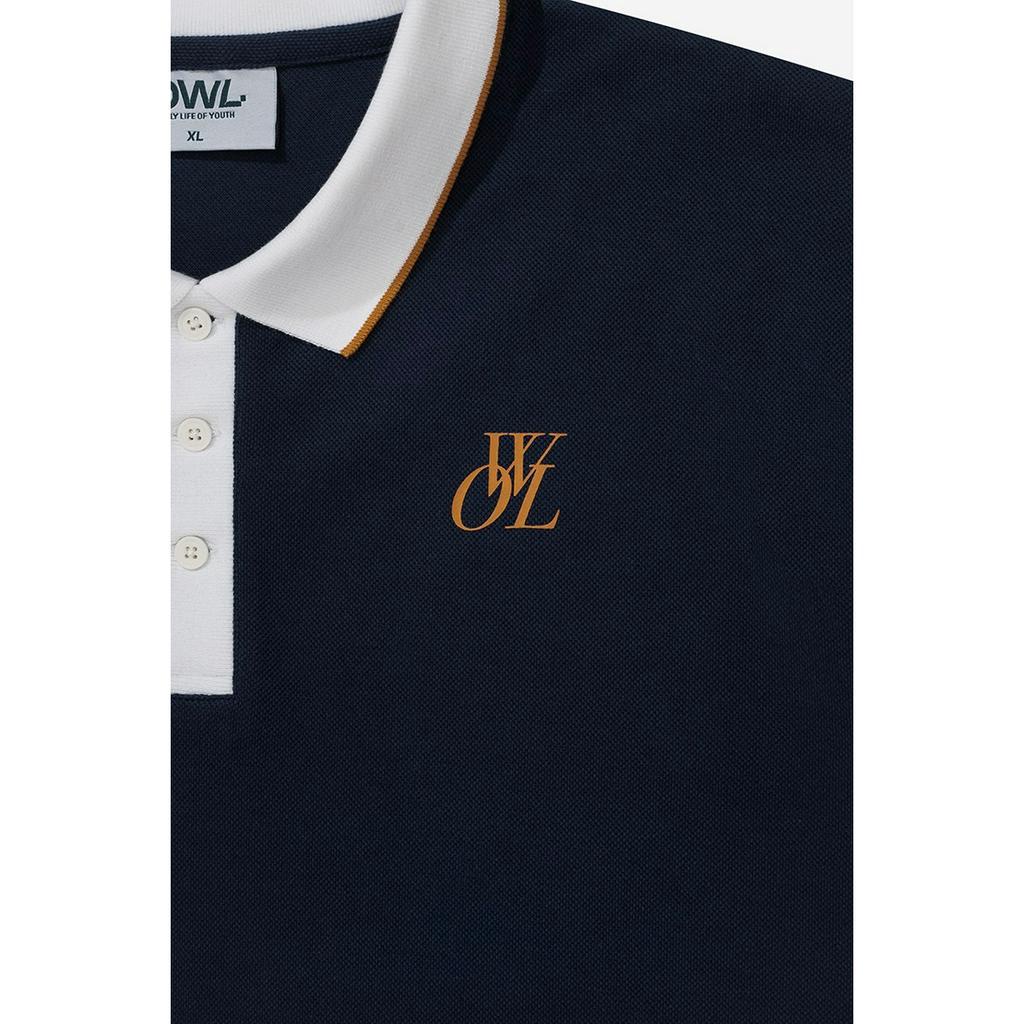 Áo polo Owlbrand Interlock/ Navy