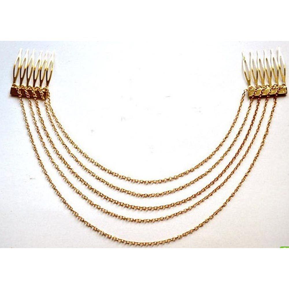 Băng Đô Cài Tóc Phối Tua Rua Thời Trang