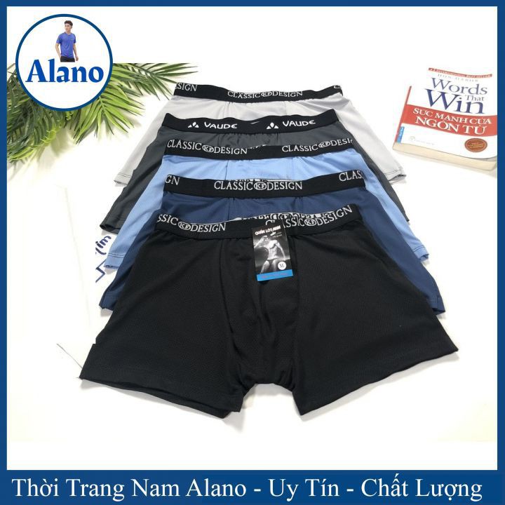 Quần sịp xì đùi nam đẹp chất cotton siêu mỏng mix màu ngẫu nhiên ALANO DL125