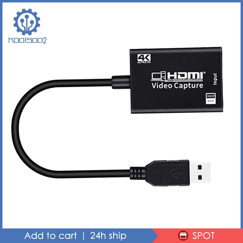 Máy Ghi Hình Trực Tiếp HD Koolsoo2 Sang USB 3.0 4K
