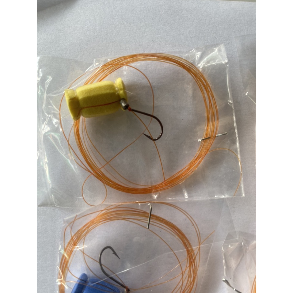 Combo 5 bộ  câu cá tóm sẵn dùng câu cá rô, cá sặc....