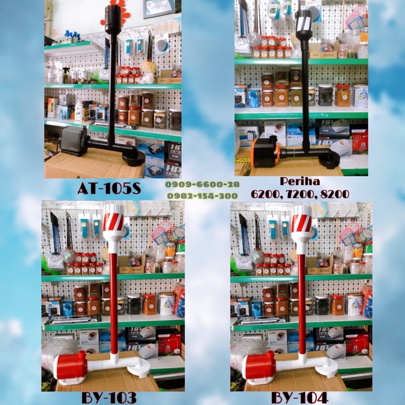 Hút mặt hút đáy dòng bơm Baoyu atman periha kaokui