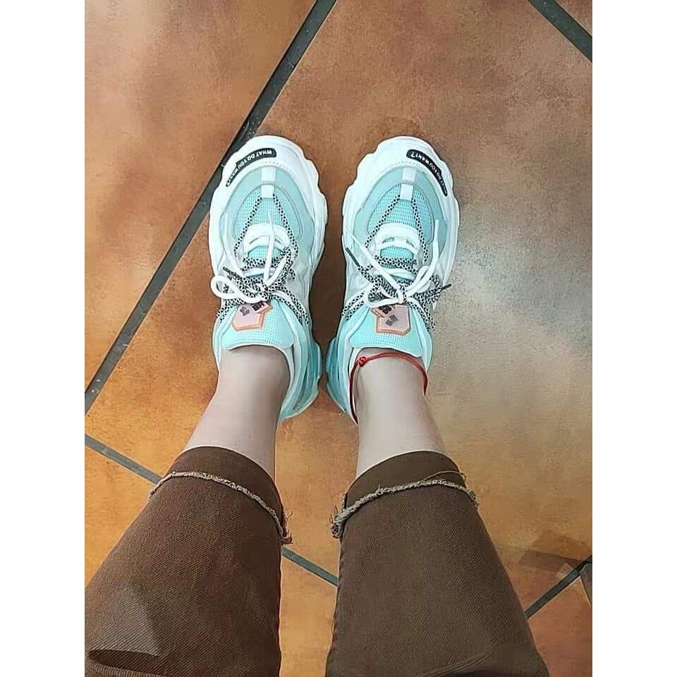 [Mã FAGREEN245 giảm 10% tối đa 30K đơn 99K] Giày thể thao nữ , giày sneaker nữ độn đế 2 dây gót màu siêu đẹp | BigBuy360 - bigbuy360.vn