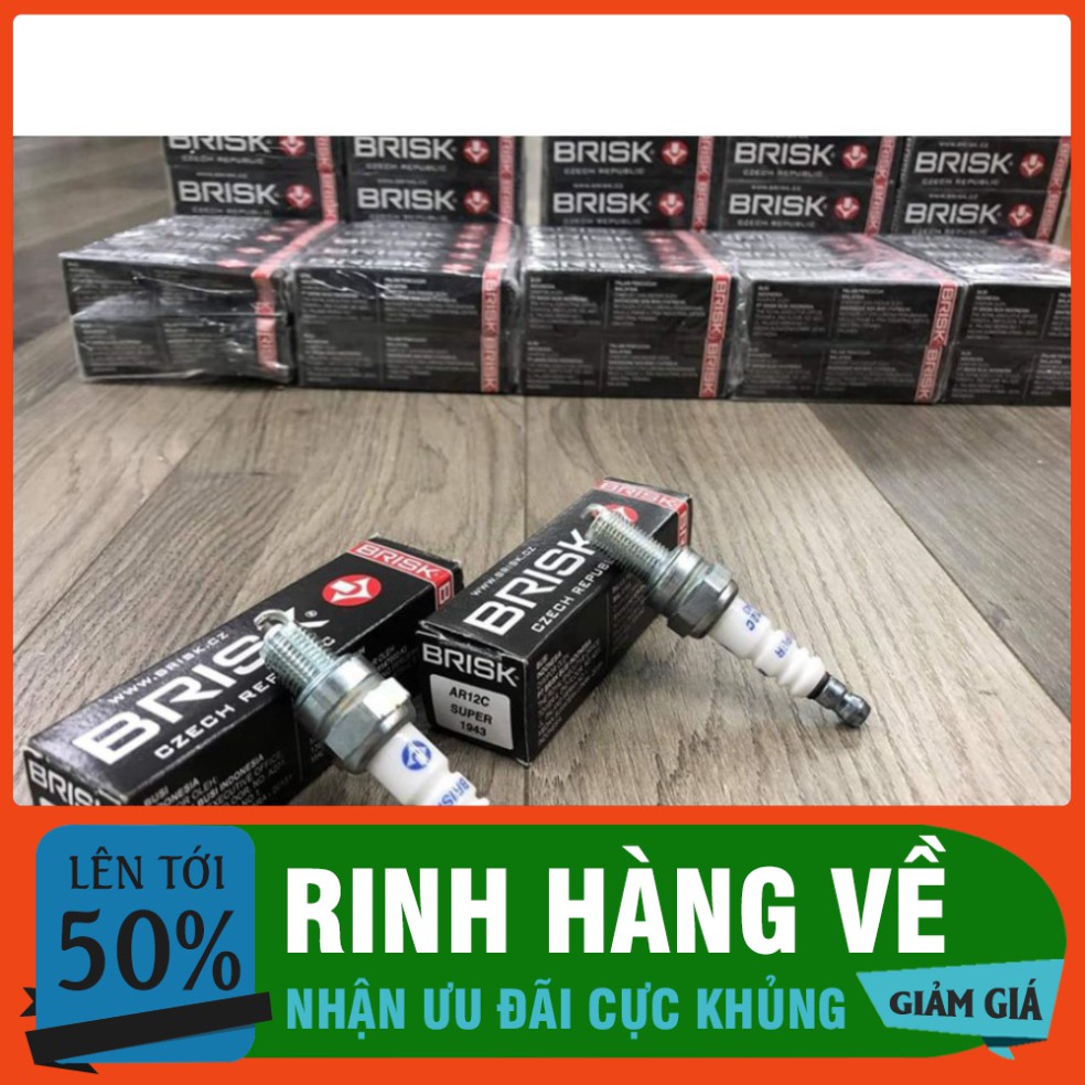 [GIÁ HUỶ DIỆT] Bugi BRISK AR12C cho Exciter Winner Vario Click Raider Sonic . MS 800 ĐẠI KA GROUP