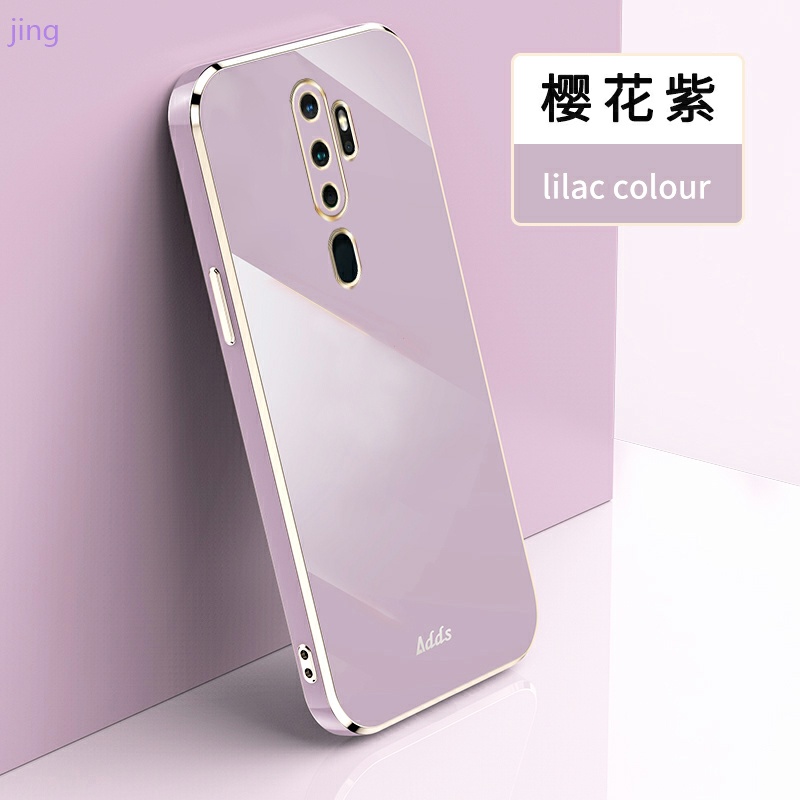 Ốp lưng OPPO A15 F9 A12 A5S A3S A9 A5 2020 A54 A92 A52 A53 2020 F11 Reno 6 case Vỏ điện thoại mạ điện sang trọng thời trang chất lượng cao