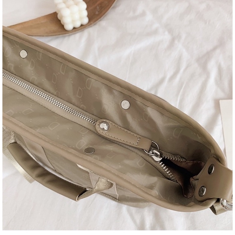 Túi xách tote đựng ipad laptop macbook và đựng bỉm tả sữa du lịch dã ngoại chụp hình nam nữ thời trang