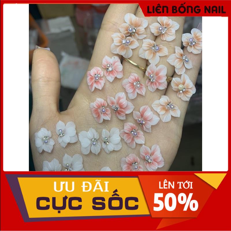 Hoa bột nail chân