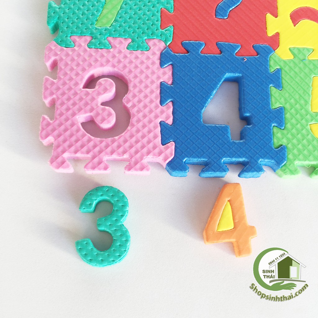 Thảm xốp lắp ghép cho bé hình chữ cái và số 34cm x 36cm