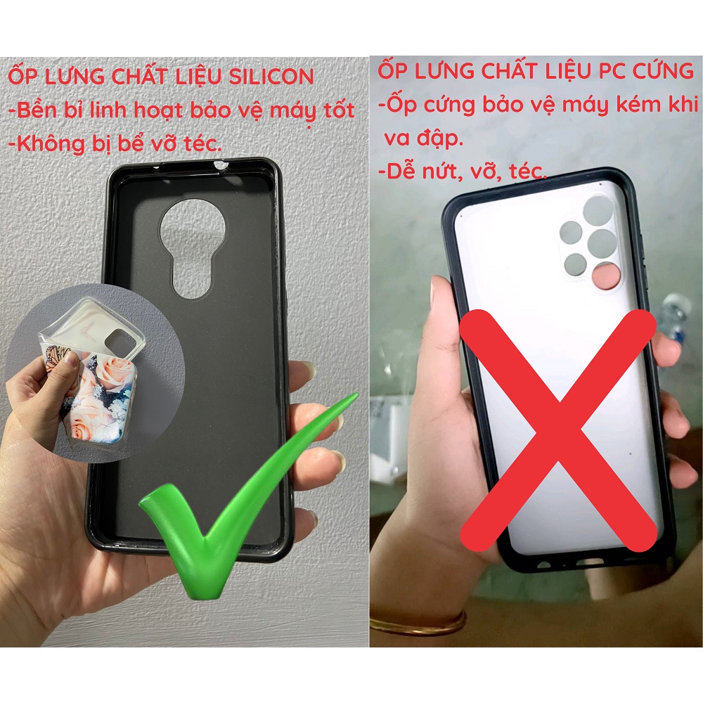 Ốp lưng Nokia 7.2 dẻo in hình thư pháp nhiều mẫu lựa chọn