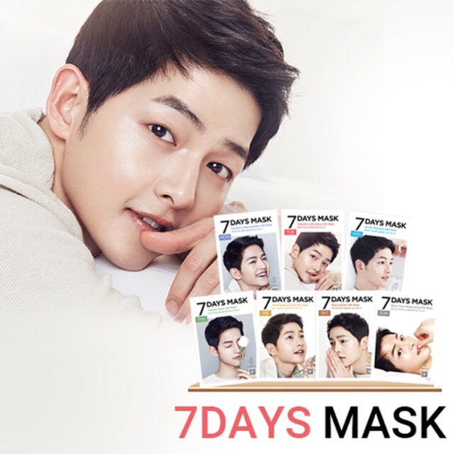 [Chính Hãng] Hộp 7-10 Mặt Nạ Song Joong Ki 7Days Mask