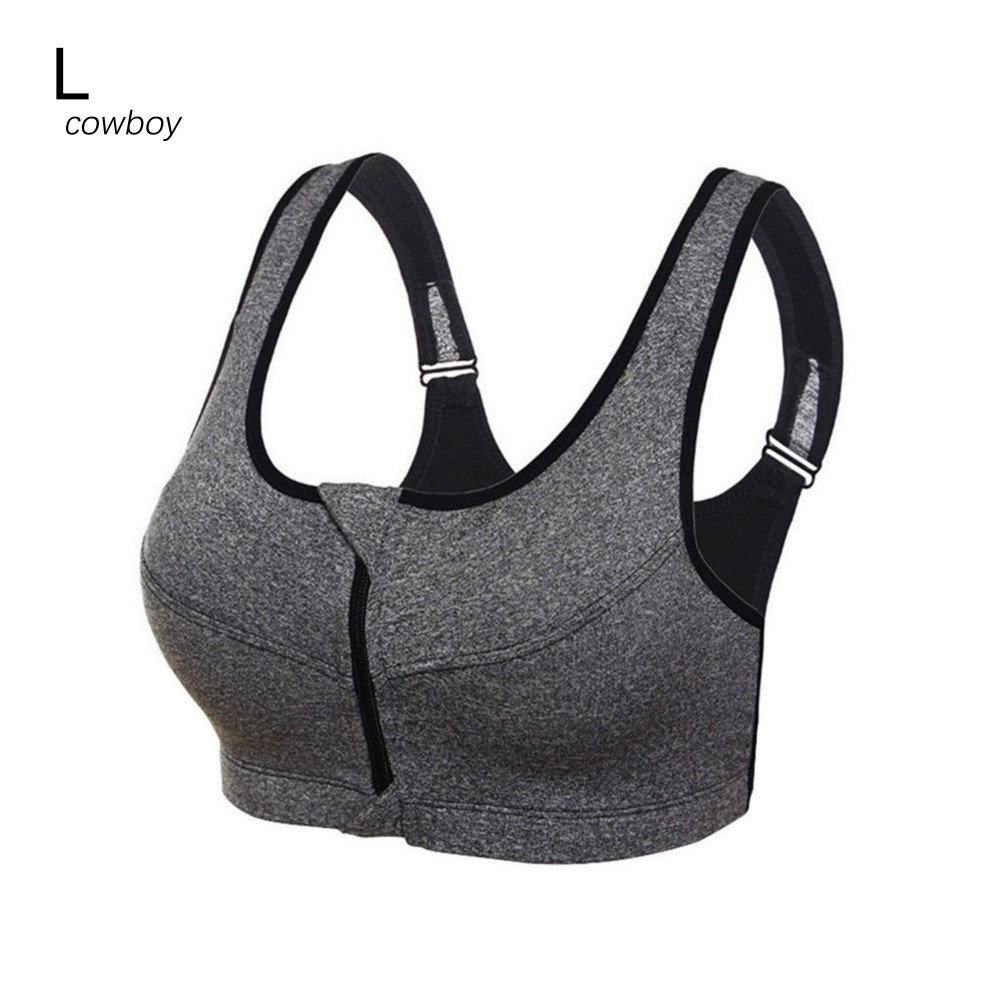 COW_Women Breathable Wireless Sports Fitness Bra Vest Workout Running Yoga Underwear