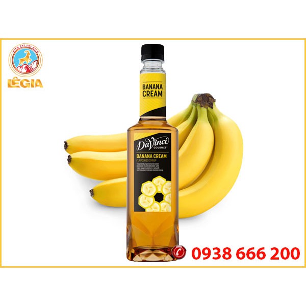 SIRO DAVINCI CHUỐI 750ML (BANANA SYRUP)