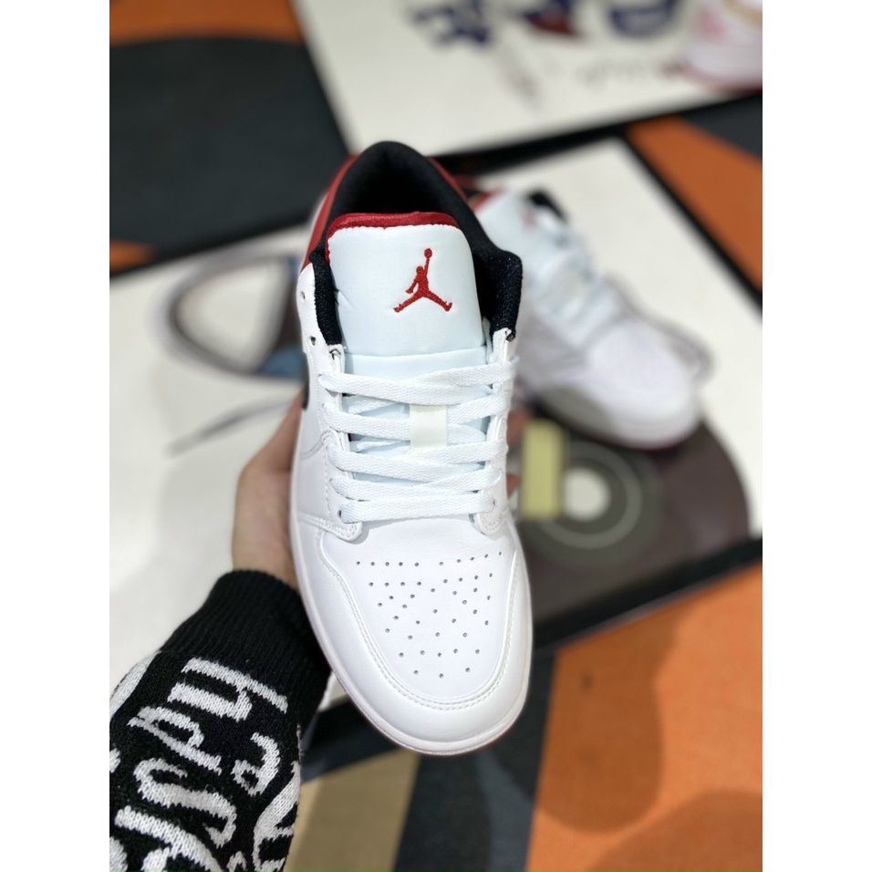 Giày thể thao Sneaker JD Gymred v2 Lai Au, JD Đỏ Trắng vệt Đen