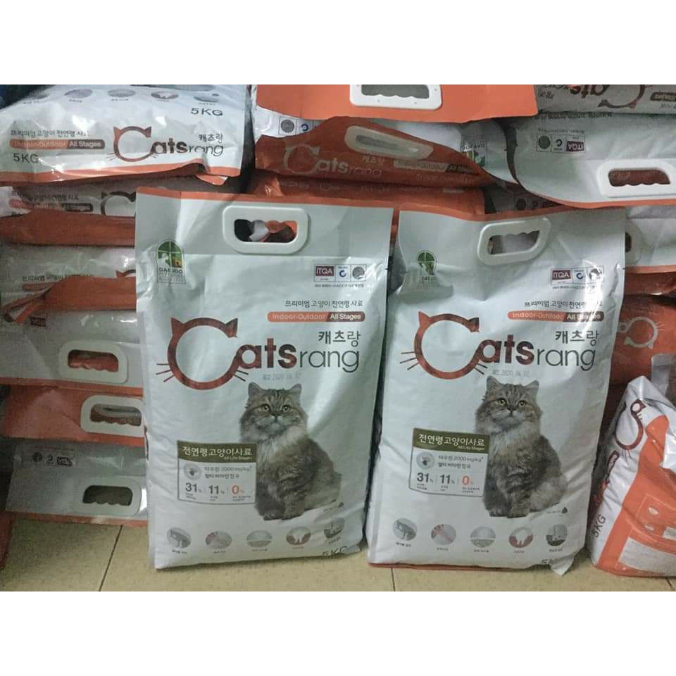 Catsrang hạt thức ăn cho mèo CATSRANG 5kg MÈO MỌI LỨA TUỔI