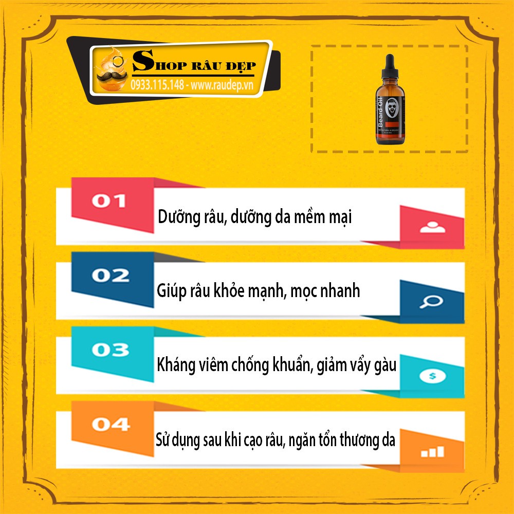 Dầu Dưỡng Râu - Chống Khô Da Khi Dùng Minoxidil 5% | BigBuy360 - bigbuy360.vn