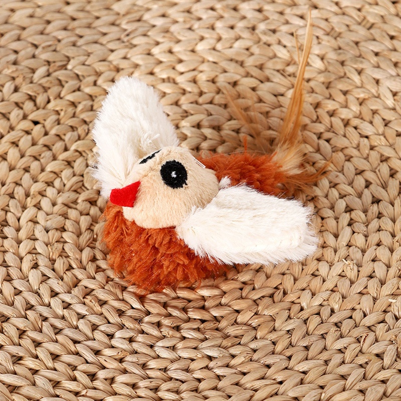 Đồ Chơi Tàu Lửa Điện Tử Bắt Chim Mềm Nhiều Màu Tương Tác Cho Mèo Cưng