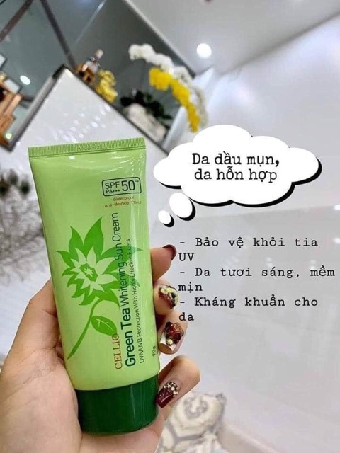 🎀Kem chống nắng cellio SPF 50PA+ | BigBuy360 - bigbuy360.vn
