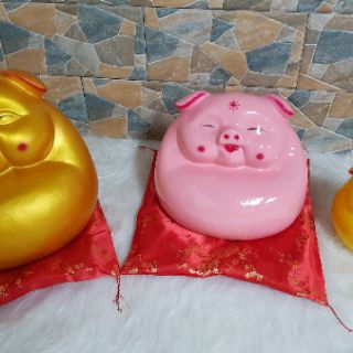 Lợn bụng phệ mắt híp thạch cao size 2