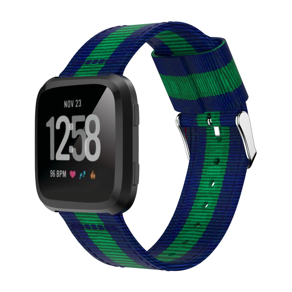 Dây đeo bằng nylon thể thao thời trang cho đồng hồ thông minh Fitbit versa