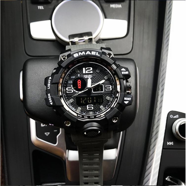 Đồng Hồ Điện Tử Thể Thao Nam Chính Hãng SMAEL JAPAN - Phong Cách Quân Đội - Full Box | BigBuy360 - bigbuy360.vn